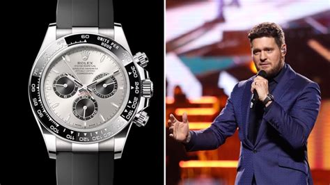 Michael Bublé Rocked a Sleek New Rolex Daytona on Stage in 